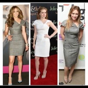 NWT New RM ROLAND MOURET Aphrodite White Ivory Dress 4